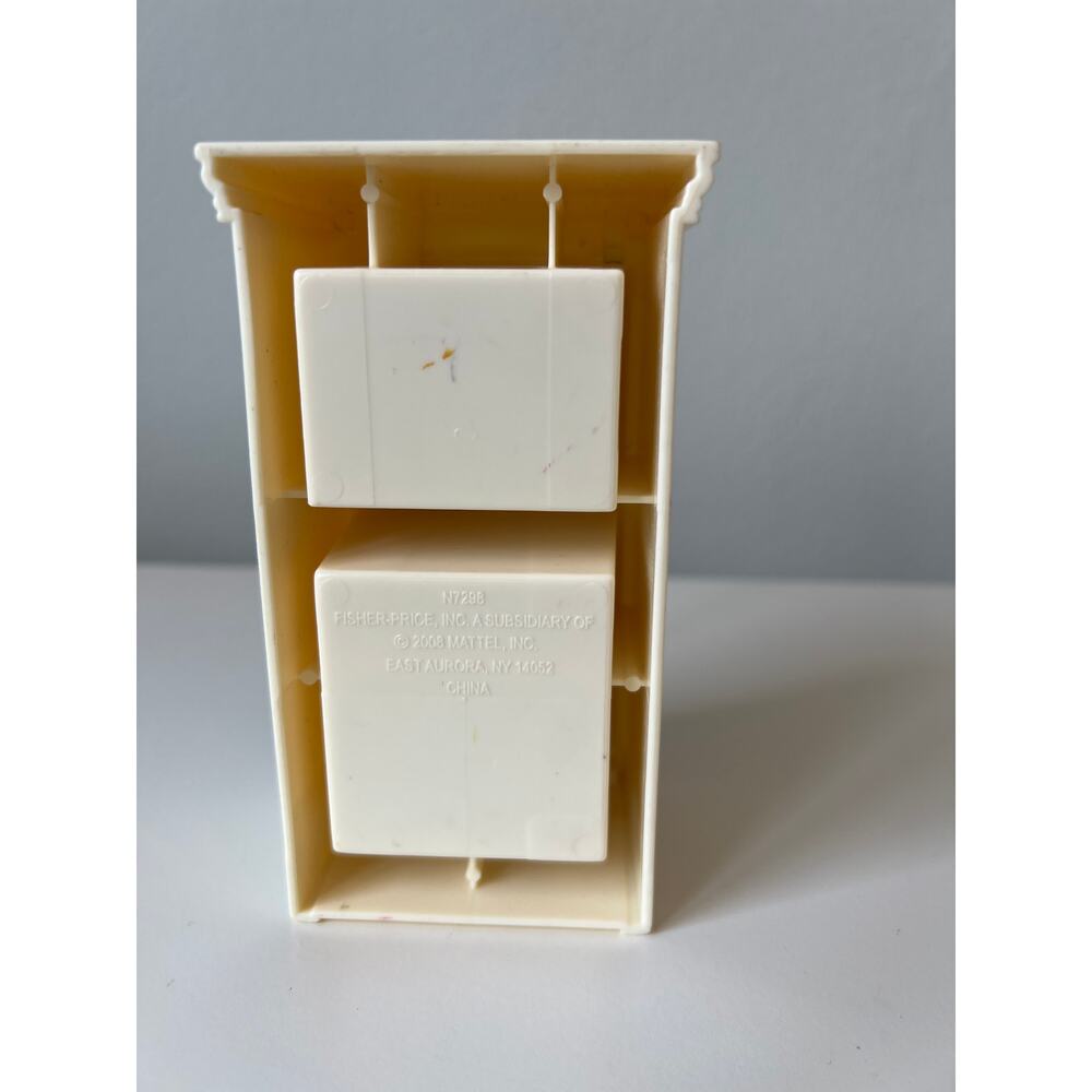 Fisher Price Loving Family Dollhouse Refrigerator Cream White Kitchen - Picture 4 of 5